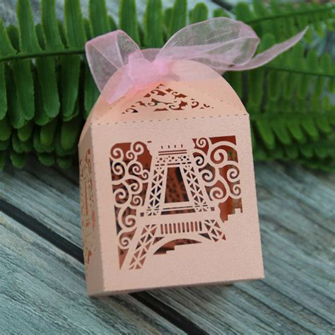 Eiffel Tower Favor Boxes 